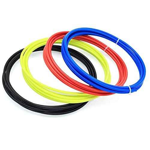 BlueSunshine Bike Bicycle Brake Cable and Housing Set - Basic Brake Cable Replacement Kit for Your Bike, Cable housing 5mm (Black)