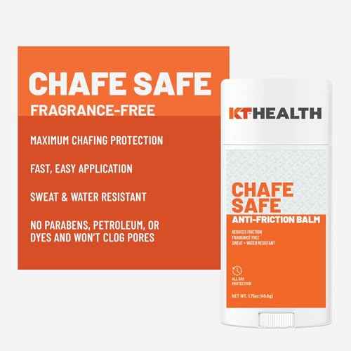KT Tape, Chafe Safe, Mini Pocket Size, Unscented, 0.45 Ounce.