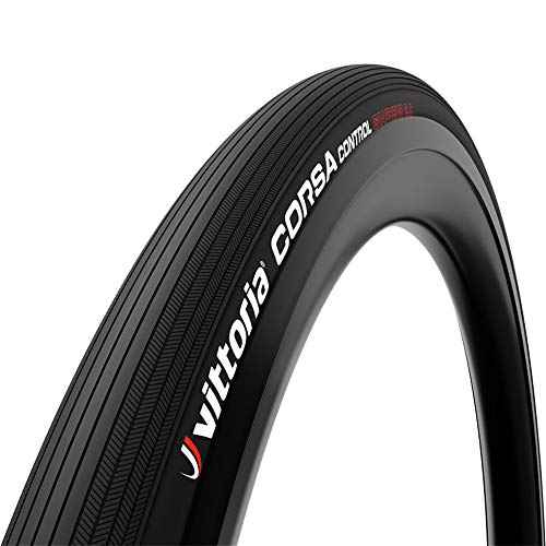 Vittoria Corsa Control Graphene 2.0 - Road Bike Tire - Tubeless Ready Bicycle Tires for Performance in Rough Roads