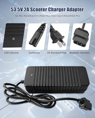 53.5V 2A Electric Scooter Battery Charger for NIU KQi Series