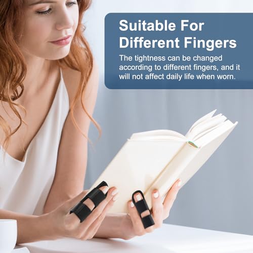 5Pcs Trigger Finger Splint, Finger Braces Joint Stabilizer, Adjustable Mallet Splint and Hand Brace, Finger Straightener for Arthritis ? Fits Thumb, Index, Middle, Ring and Pinky Fingers(5PCS)