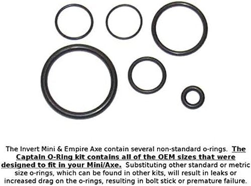 Invert Mini/Empire Axe - 3X Oring Rebuild Kit
