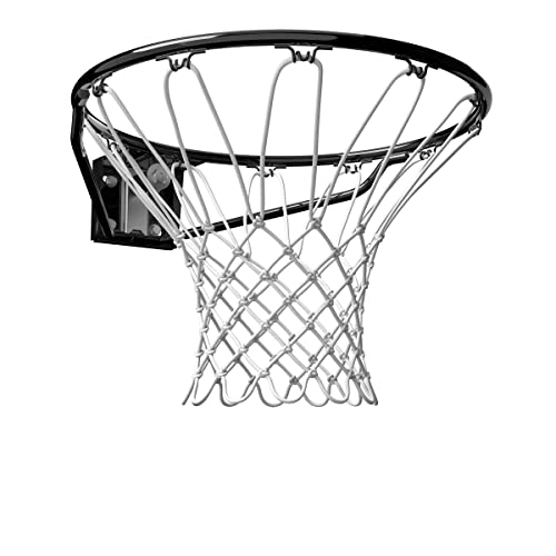 Spalding Regulation Size 18" Steel Basketball Rim with Net Included | Choose from Fixed or Breakaway | Replacement Rim for Indoor or Outdoor Hoop