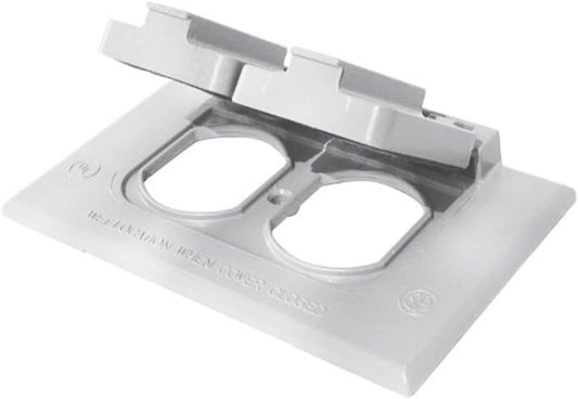 VALTERRA Diamond Group 52499 White White Standard Weather Proof Cover Receptacle