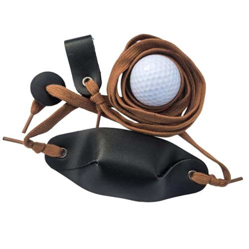 Handmade Buffalo Skin Shepherd Sling with Adjustable 47-Inch Rope - Outdoor Hunting & Recreation