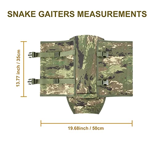 Waterproof Snake Gaiters for Hiking & Outdoor Protection - Adjustable, Bite Proof