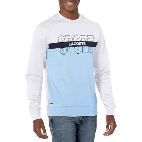 Lacoste mens Sport Ripstop Tennis Sweatshirt