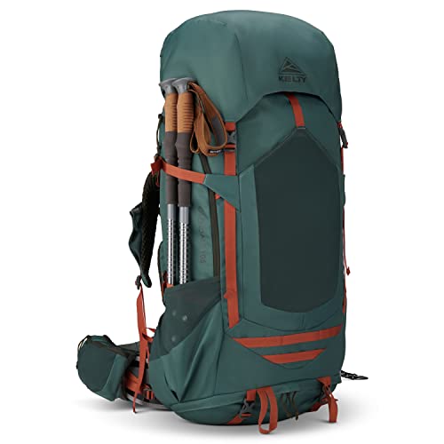 Kelty Glendale 85L – 105L Multiday Backpacking and Thru Hiking Pack, Fit Plus Suspension, Shoulder Strap Pockets, Customized Fit, Long Haul Backpack, 2023 (Duck Green, 105L)