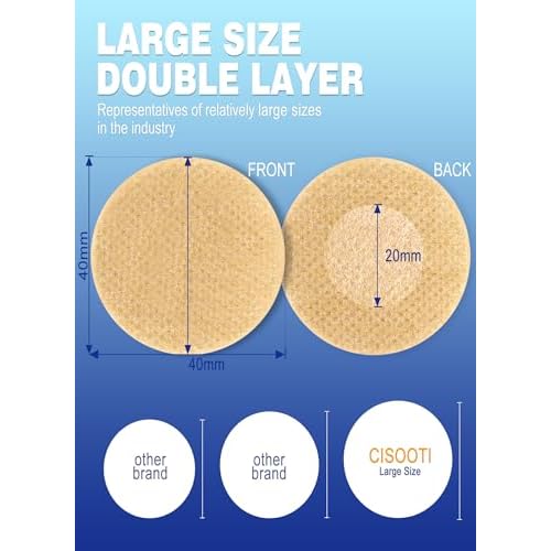 100 Pairs(200 Pieces) Men's Nipple Cover, Hide Nipple Tape, Anti-Chafing Nipple Covers for Sport and Daily Wear