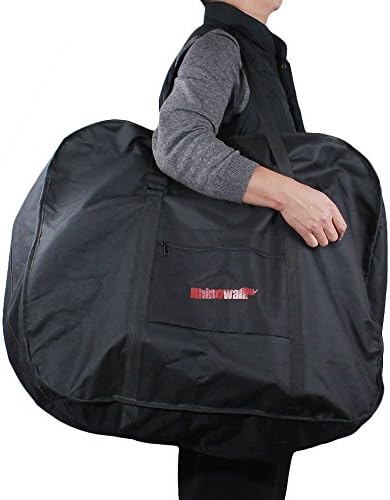 Rhinowalk Folding Bike Carry Bag 20" Thick/ 26" Thin/26 Thick Bicycle Transport Storage Case Bike Travel Bag for Air Travel,Shipping Professional Cycling Accessories