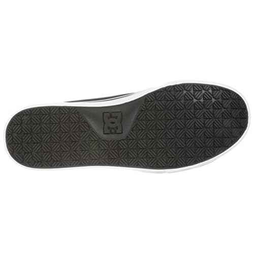 DC mens Anvil Casual Skateboarding Shoe, Black/White/Black, 14 US