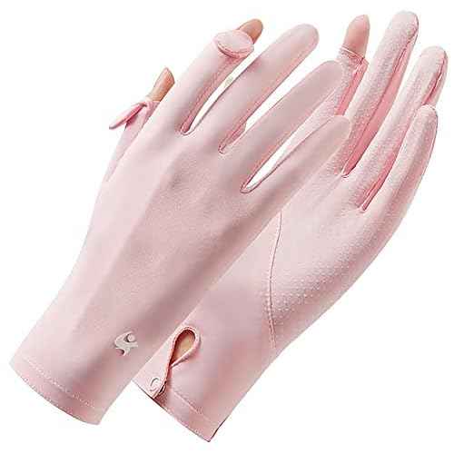 FGSS Summer Sunblock Gloves UV Protection Non-Slip Touchscreen Driving Gloves for Women Cyling Riding Outdoor