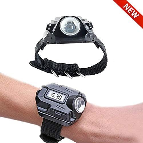 Portable Rechargeable Wrist Light - Waterproof LED Tactical Flashlight