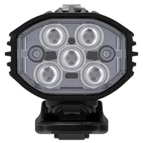 LEZYNE Fusion Drive Front Bicycle Light - Durable IPX7 Waterproof USB-C Rechargeable LED Bike Headlight with 3 Solid & 3 Flash Modes - Integrated Silicone Rubber Strap Mount - 500/600 Lumen Options