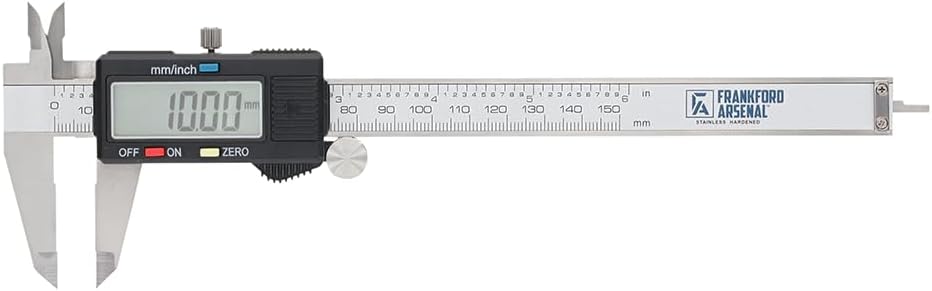 Frankford Arsenal Electronic Caliper with LCD Display and Case for Reloading