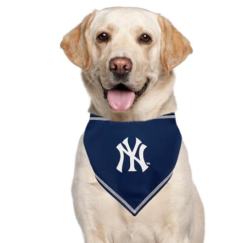MLB New York Yankees Pet Bandana Tie Large/X-Large Dog Cat Accessory