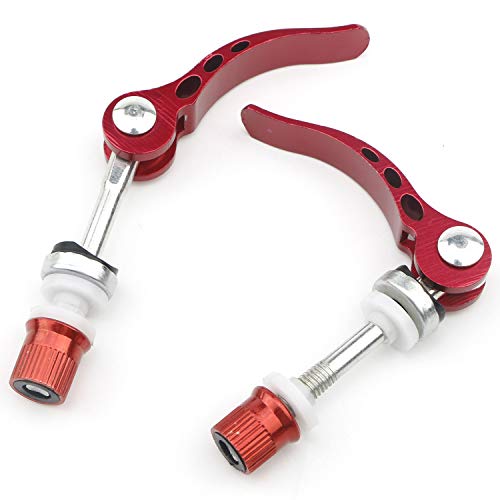Blue/Black Aluminum Alloy Bike Seat Clamp with Quick Release - Red Variation (Pack of 10)