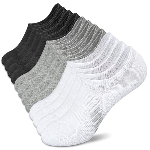 Women’s No Show Socks Anti-Slip Cushioned Breathable 5-10 Pairs