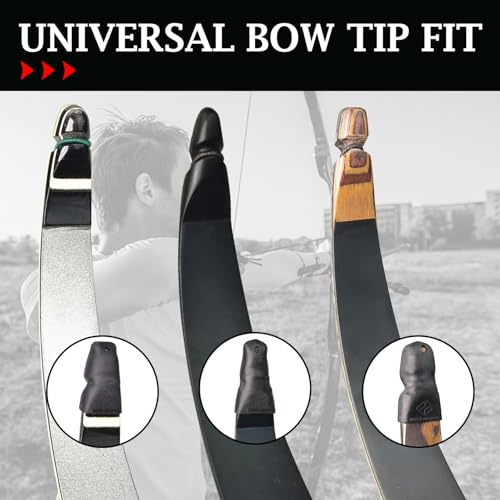 Silicone Limb Tip Protectors for Recurve & Longbow - 4 Pack Archery Accessories