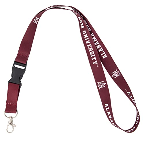 Alabama A&M University Cactus Lanyard with Snap Buckle - Burgundy