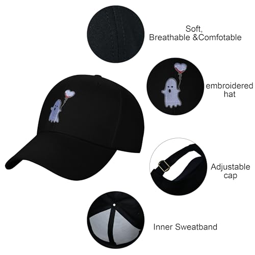 Embroidered Baseball Cap for Women Men Adjustable Baseball Hat Black Baseball Cap Trucker Hat