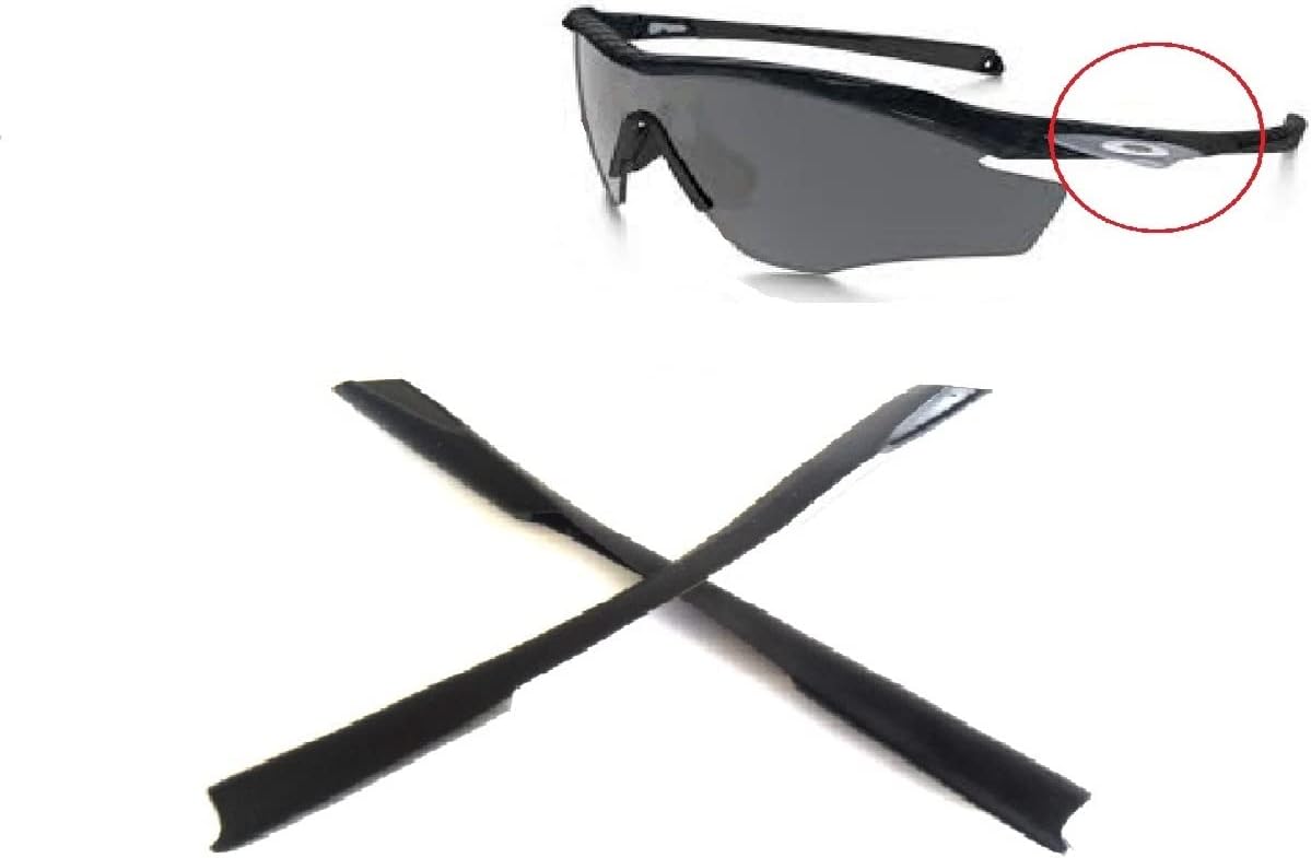 Galaxy Nose Pads Rubber Kits Compatible For Oakley M2 Frame Sunglasses Black Color