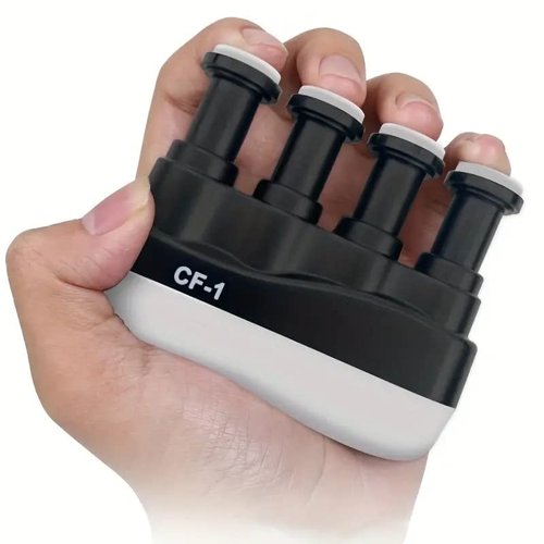 IOppWin Finger Strengthener - Hand Grip Trainer for Piano, Guitar, Bass, Ukulele, Zither and More - Plastic Material, Lightweight and Portable - Improve Finger Flexibility, Strength and Span - Relieve