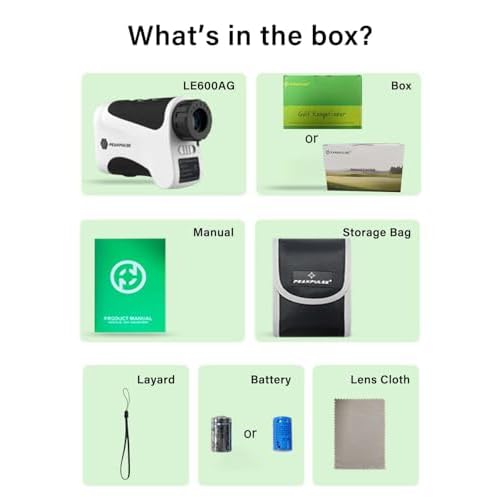 Golf Rangefinder 650/1200/1700 Yards Range Finder Golfing 6X Magnification 0.5 Yard Accuracy Flag Pin Lock Vibration Fast Focus
