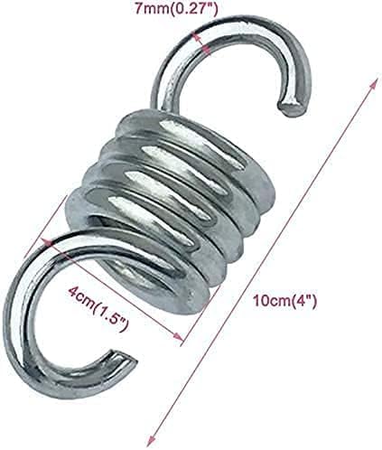 Wild Man Porch Swing Spring 4 Inch Rust-Resistant Hammock Hanging Chair Hook
