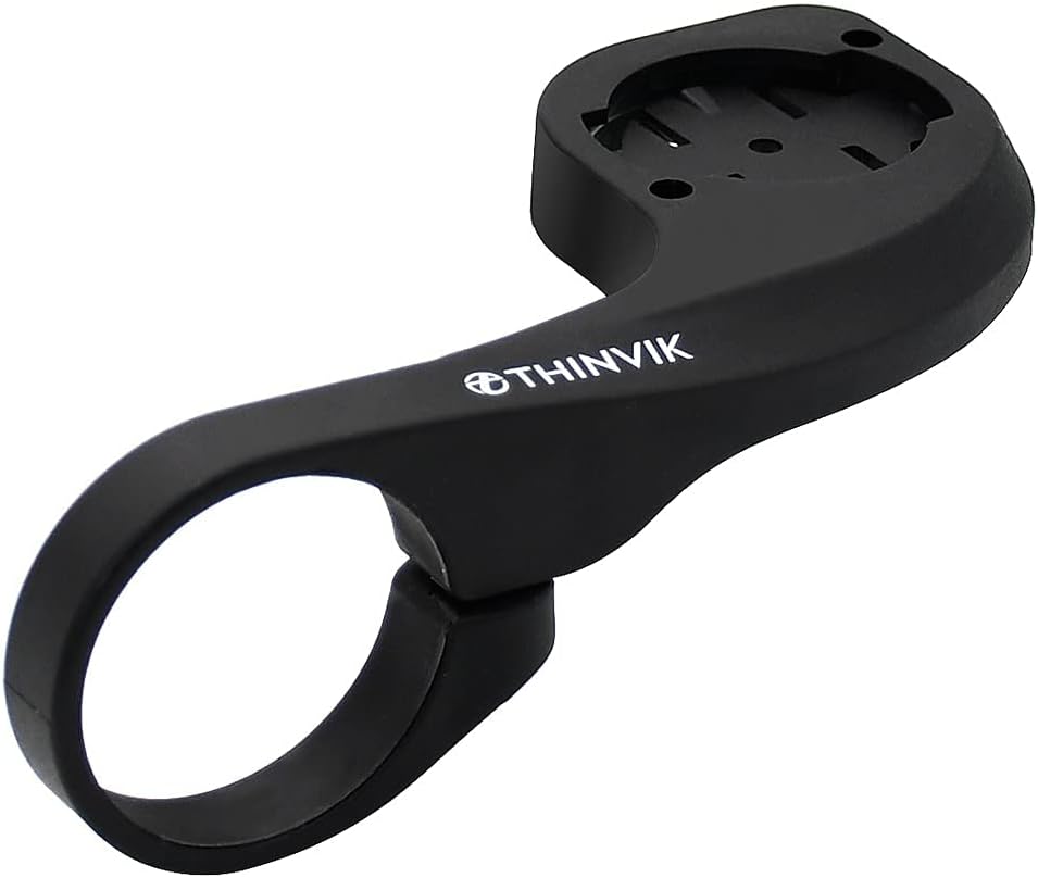 Thinvik Out Front Bike Computer Mount for Garmin Edge 830 820 810 800 530 520 Plus 520 510 500 200 130 25 GPS Compatible with 31.8mm 25.4mm Handlebar