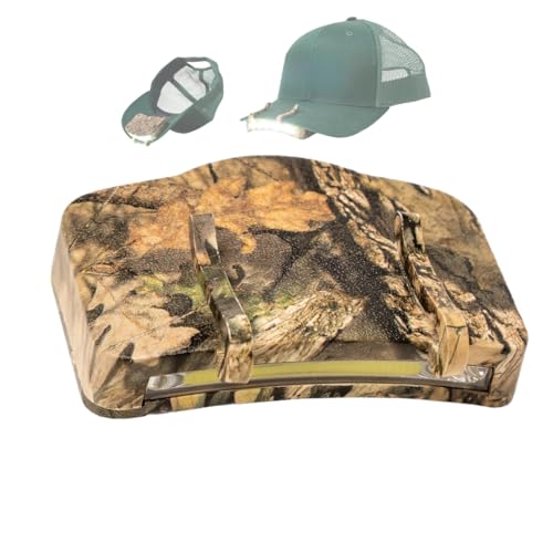 Night Vision Cap Light with Dual LED Modes - Clip-On Hat Flashlight for Camping Hunting Fishing