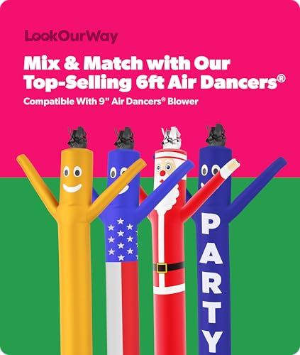 LookOurWay 7ft Air Dancer Wacky Inflatable Tube Man Red Attachment - Advertising Sign