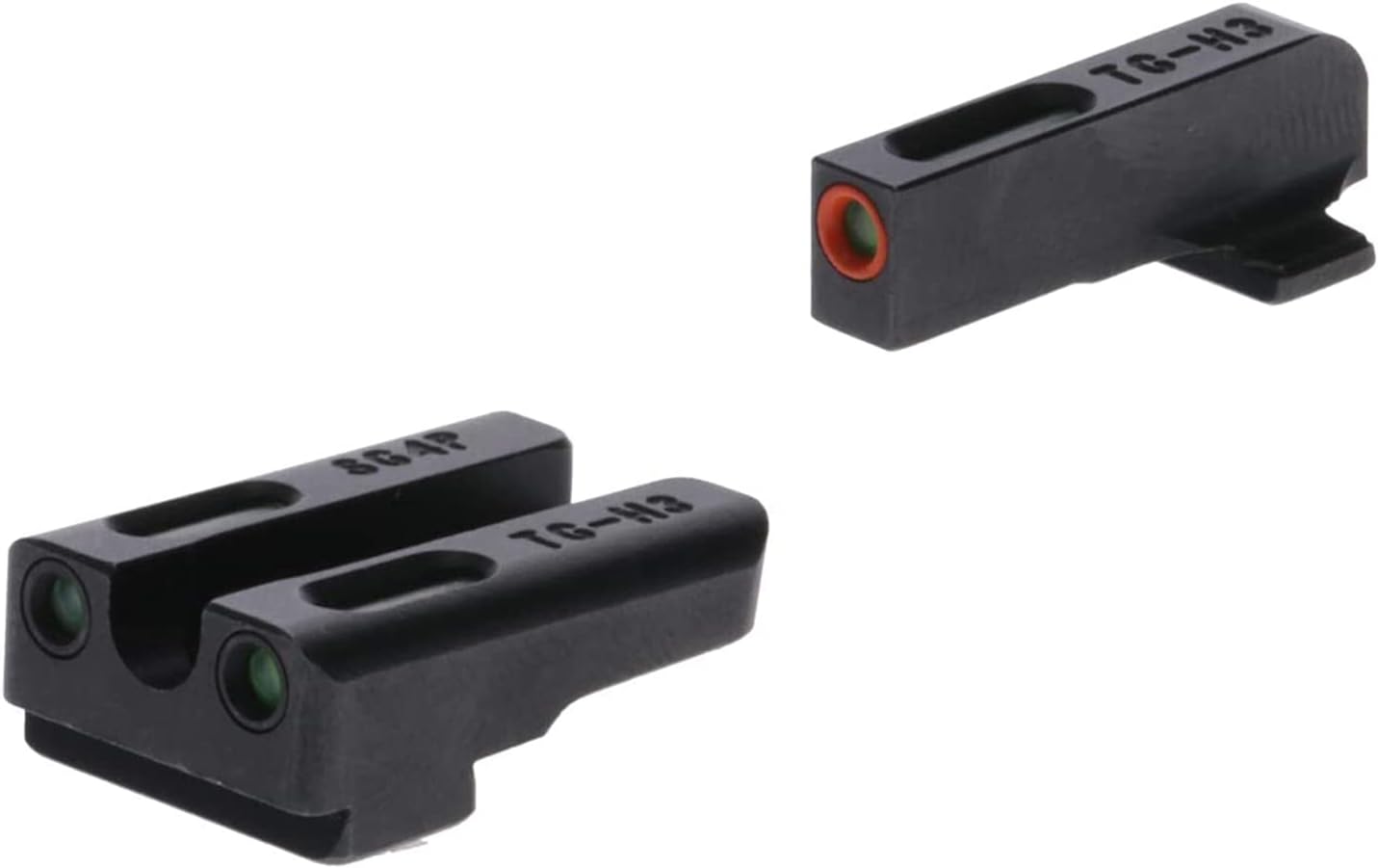 Truglo TFX PRO Night Sight for Handguns - Glowing Tritium & Fiber Optic, Compact & Durable