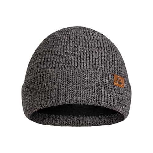 DANISH ENDURANCE Merino Wool Beanie for Men & Women, Warm Knitted Winter Hat
