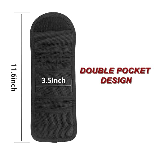 Double Glove Pouch for Duty Belt - Latex Glove Holder for Police Firefighter EMS EMT Black