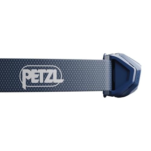 PETZL TIKKINA Headlamp - Compact, Easy-to-Use 300 Lumen Headlamp, Designed for Hiking, Climbing, Running, and Camping - Blue