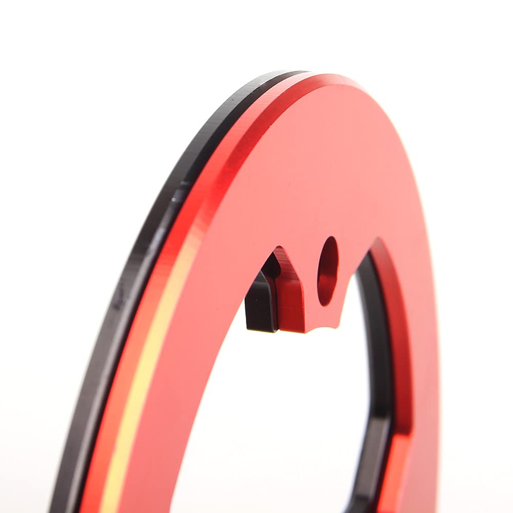 ACEOFFIX Stone Alloy MTB Bike Bash Chain Guard BCD 104mm 150mm 160mm BCD104 for XC AM FR DH Bicycle Chain Guard 30T - 36T (Black, 150mm)