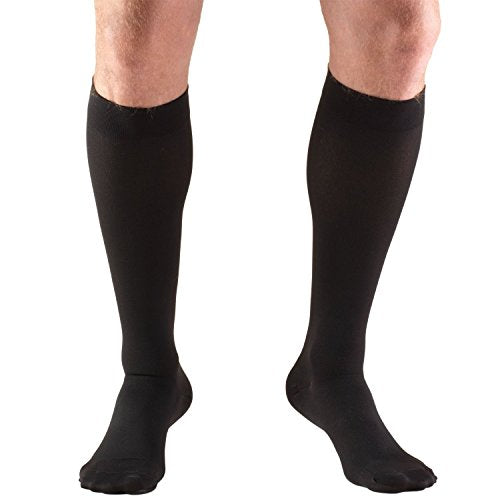 Compression Stockings Men Women 15-20 mmHg Support Hosiery Black 2X-Large