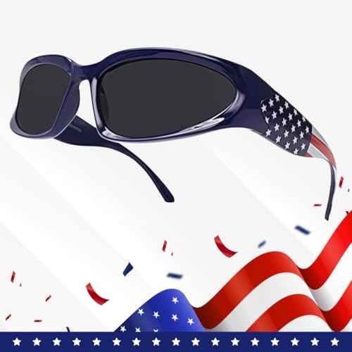 LASPOR Wrap Around Sport Sunglasses for Women Men Sport Shades Glasses Y2K Sunglasses