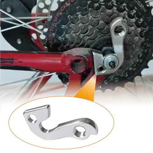 VANSIHO Bicycle Derailleur Hanger 94 for GT, Aggressor, Avalanche, KHS, Timberline, Kestrel, Kettler, Mongoose - Silver