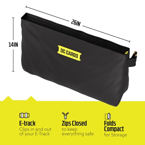 Canvas E-Track Storage Bag for Trailers 14 x 24 Inches - Heavy Duty 1-Pack