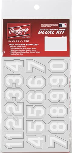 MLB Baseball Helmet Decal Kit - Rawlings Authentic Team Orioles