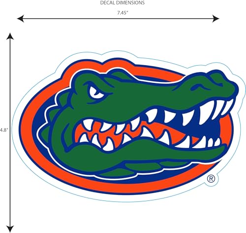 Florida Gators NCAA Unisex Auto Decal - 8 Inch Vinyl Vehicle Sticker