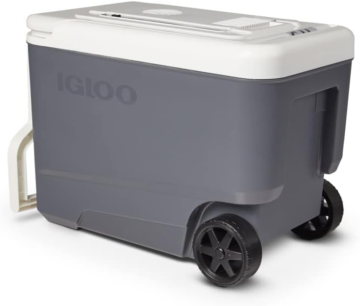 Igloo Iceless Thermoelectric Cooler, Portable Cooler Electric, Plug-in 12V Camping Fridge Cooler, Electric Ice Chest, Hielera Electrica