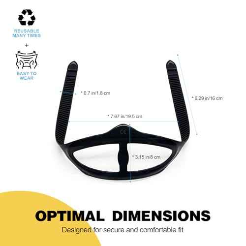 Universal Silicone Replacement Mask Strap 2-Pack, Adjustable Scuba Diving Snorkel Swim Goggles Headband, Comfortable Fit for Water Sports