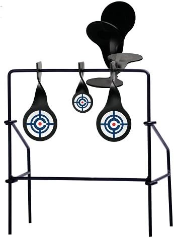 Metal Spinning Target for Airguns - Crosman CSLT, Durable Black Design