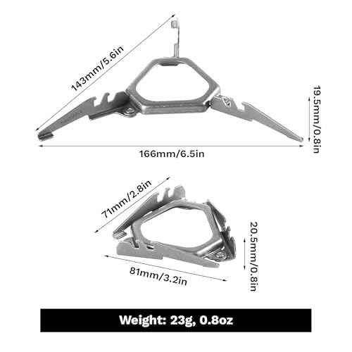 Fire-Maple ASH Gas Canister Stand - Lightweight Titanium Stabilizer for Camping Stove, Outdoor Cooking, Universal Fit, Portable & Compact