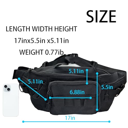 Fishing Fanny Pack for Men -Fishing Fanny Pack-Lightweight and Fishing Sling Pack