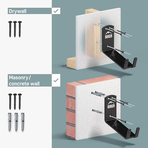Wall Mount Pedal Hook for E-Bike & MTB - Grey Set of 3