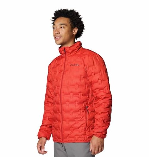 Columbia Men's Delta Ridge II Down Jacket, Sail Red, Large